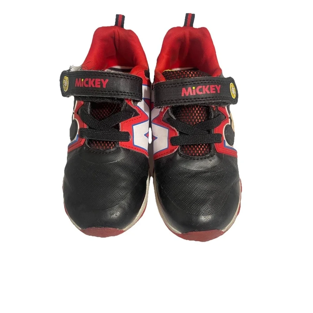 Mickey Mouse Light Up Shoes Boys Size 12